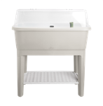 noa grow table warm grey